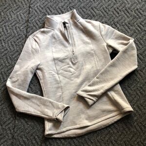 Spyder Women's Gray Quarter-Zip Top